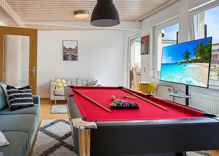 Apartman Zentrales Penthouse In Mit Whirlpool & Billard *