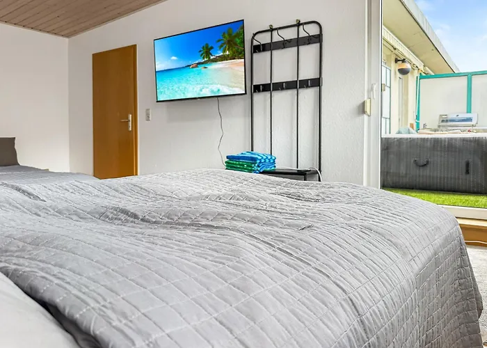 Apartman Zentrales Penthouse In Mit Whirlpool & Billard